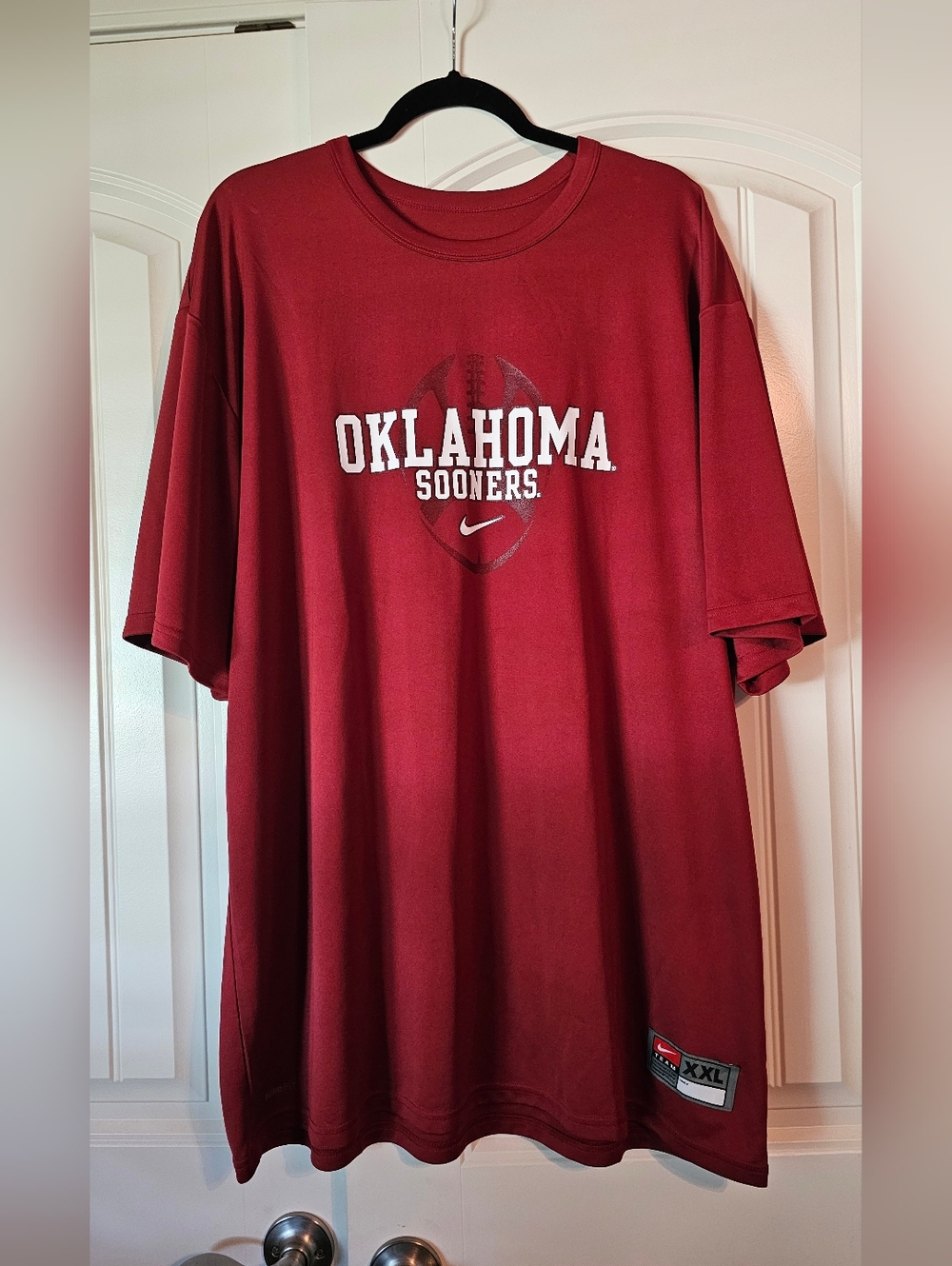 Nike Mens OU Oklahoma Sooners Football Dri Fit Shirt XXL